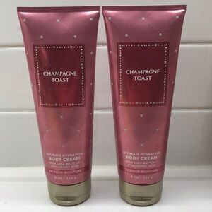 NWT!BBW🥂Champagne Toast Body Cream & Fragrance Lotion Set